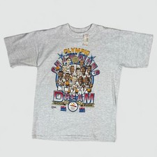 Olympics Dream Team USA Basketball caricature shirt - NWT 1992 Salem Sportswear