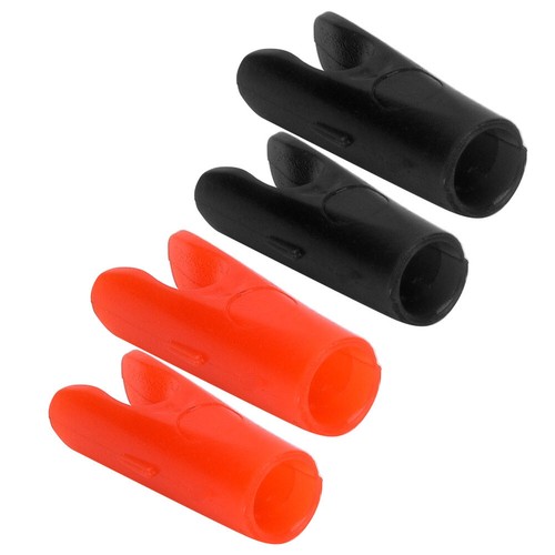 BLACK S 50Pcs Archery Nocks Insert Pin Shaft Tails Hunting Shooting DIY DS - Picture 2 of 21