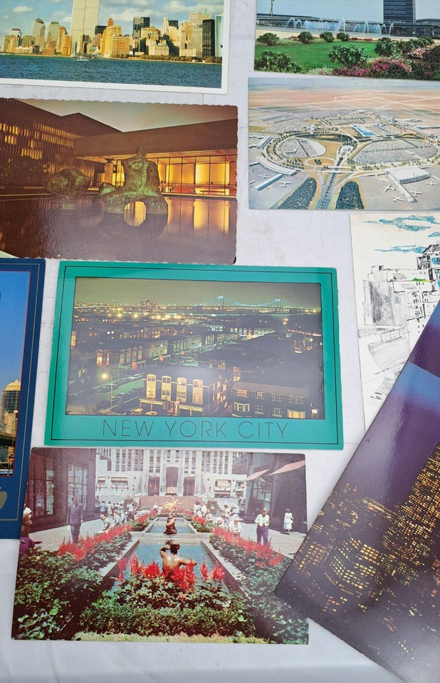 Nice Lot Of Vintage New York City Postcards Twin Tower, Empire State