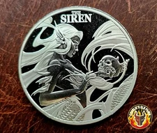 2025 Niue 1 oz Silver Mythical Creatures The Siren Proof-like in Capsule