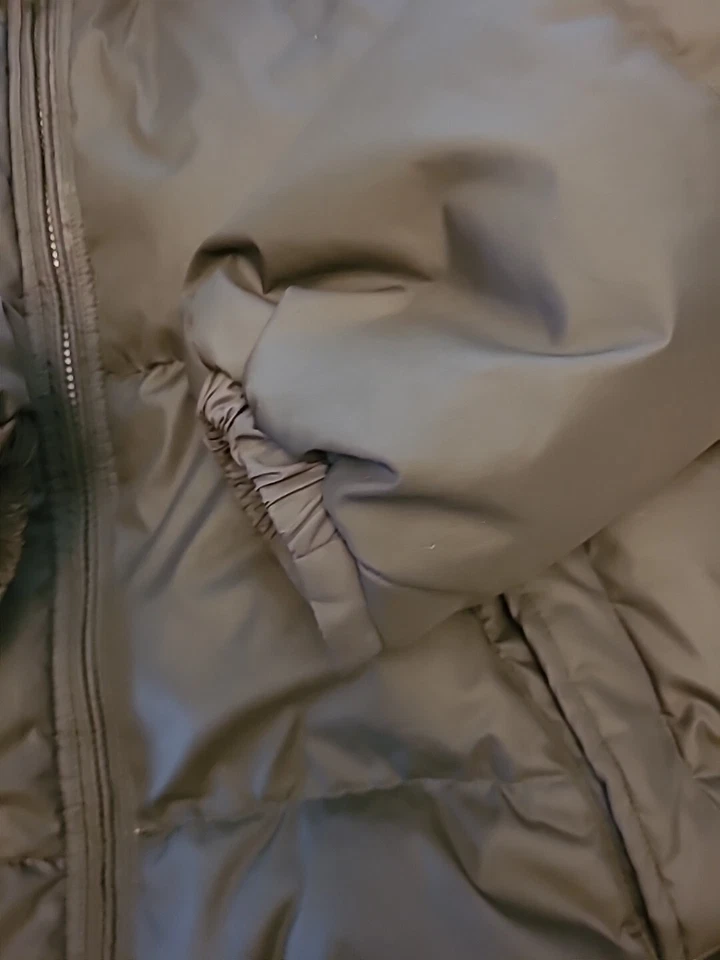 London Fog Womens Fleece-lined Down Coat Jacket Large. Dark Green, Excellent  - Изображение 4 из 4