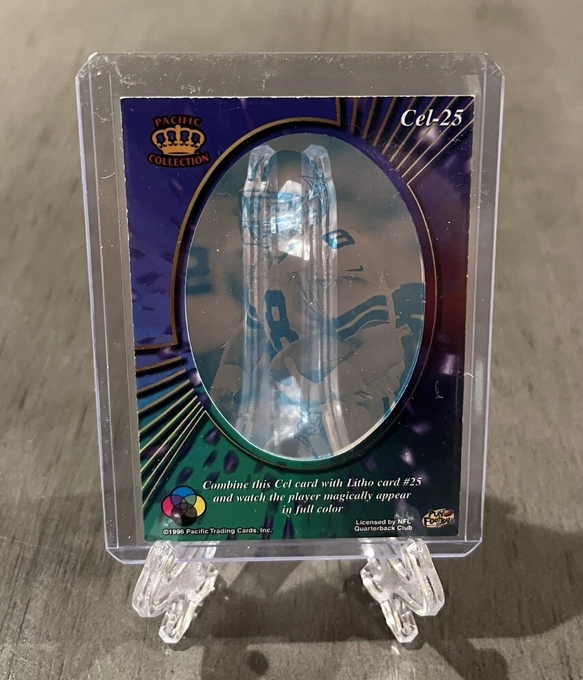 1996 Pacific “Litho-Cel Cels” Troy Aikman (#Cel-25) - Image 2 of 4