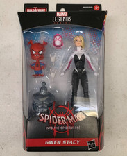 Marvel Legends Spider-Man Spider-Verse Gwen Stacy W  Spider-Ham BAF Stilt-Man