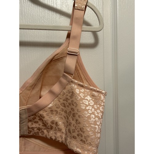 Deyllo Women's Adjustable Strap Minimizer Full Coverage Bra Size 40H Pink Nude - Bild 6 von 19