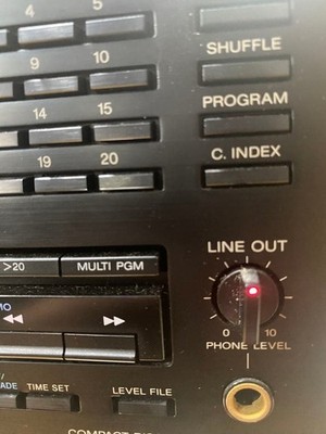 Sony CDP-X33ES CD Player ES Series Silver Disc Player Tray Tested
