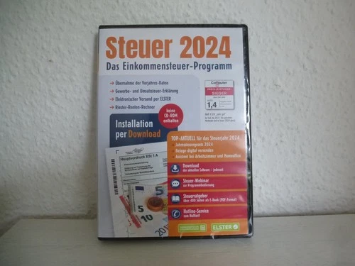 ALDI Steuer 2024 - Für 3 Steuererklärungen - Vollversion - Steuererklärung 2024