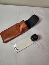 Vintage NCR Handheld Microfiche Ultrafiche Hand Viewer Monocular Lens with Case