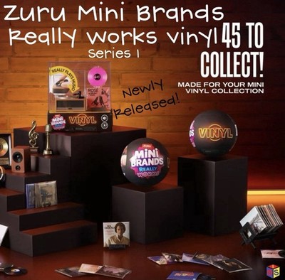 ZURU Mini Brands Real Works Vinyl Albums and Accesories - You Choose 