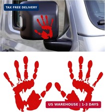 KVAEY 2PCS Car Wave Stickers, The Lazy Waver Sticker Auto Waving Hand Sign Decal