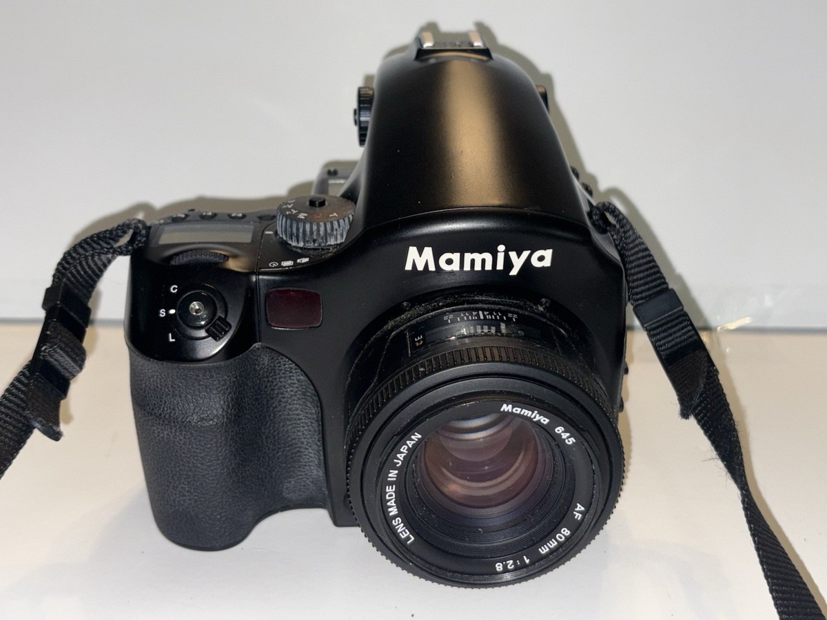Mamiya マミヤ 645 AFD AF 80mm F2.8 Mamiya 645 AFD Camera AF 80mm f2.8 Lens 120 Filmback With