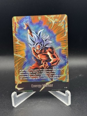 DBS Fusion World 2nd Anniversary Energy Marker Ultra Instinct Son Goku E-127 NM