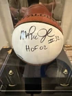 Earvin Magic Johnson Signed Mini Basketball with Inscription and  Display Case