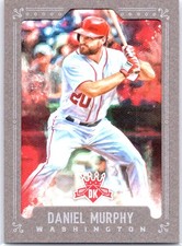 2017 Panini Diamond Kings #90 Daniel Murphy Framed Grey