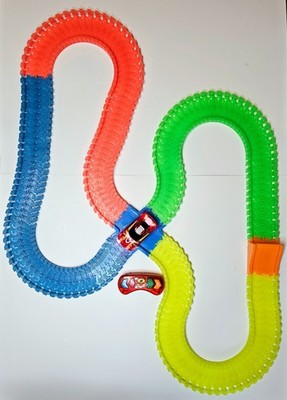 Magic Tracks Turbo RC Glow in the Dark Race Set