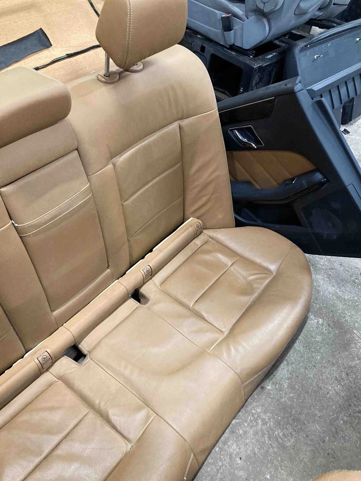 MERCEDES-BENZ CLASE E W212 cuero marrón asientos interiores completos RHD Foto 4 de 4