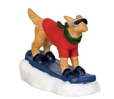 Lemax Village Collection Snowboarding Dog # 42222