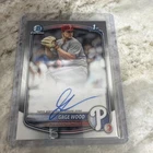 2025 Bowman Chrome Draft Gage Wood 1st Base Auto CPA-GW Philadephia Phillies