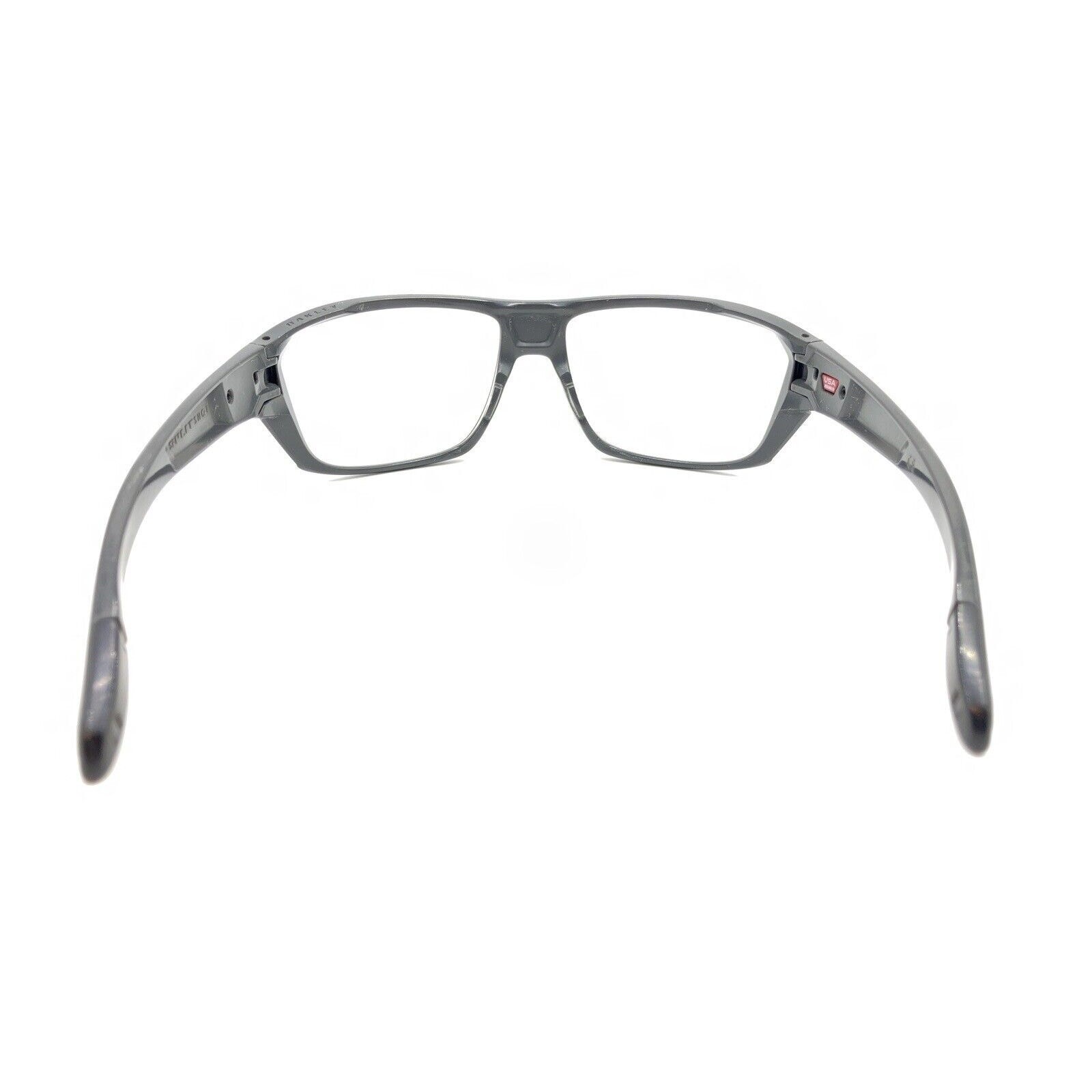 Oakley Split Shot Matte Gray Wrap Sunglasses Fram… - image 5