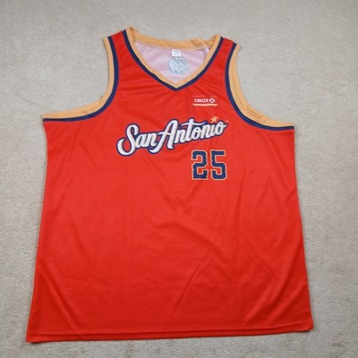NWOT San Antonio Missions Basketball Jersey Mens 2XL XXL Red