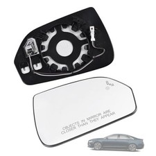 Right Passenger Side Mirror Glass w/Heated  Blind Spot Compatible with