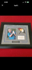 Arnold Palmer Signed Autograph Framed Display Golf Legend 