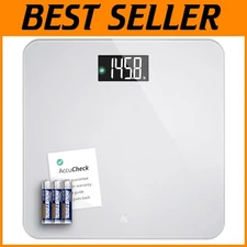 Smart, Portable AccuCheck Bathroom Scale with Large Display for Easy Weighing