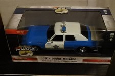 Greenlight 1974 Dodge Monaco Chicago Police Model 1/24 Used Japan For 13+