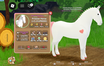 RARE PINK HEARTED COAT 2022 EVENT V1 VAL FRIESIAN