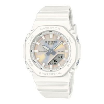Casio G-SHOCK Damenuhr Alarm 20BAR Weiss 40mm GMA-P2100PC-7AER