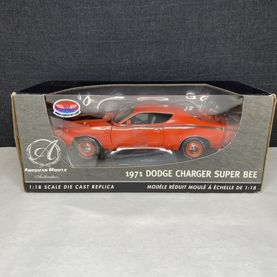 American Muscle 1971 Dodge Charger Super Bee Orange 1/18 Scale