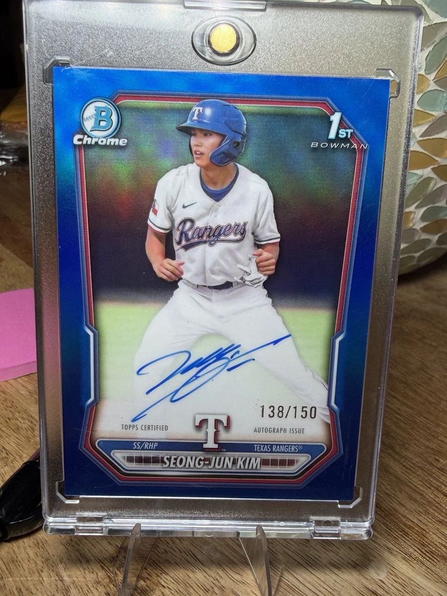 Bowman Baseball Texas Rangers Sports Trading Cards & Accessories