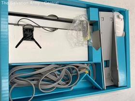 Lot Of Nintendo Wii White Portable Video Game Console With Controllers And Games