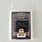Cardboard Gold Thick Card Sleeves Pack of 100 TCG Sports Soft Clear Penny Sleeve