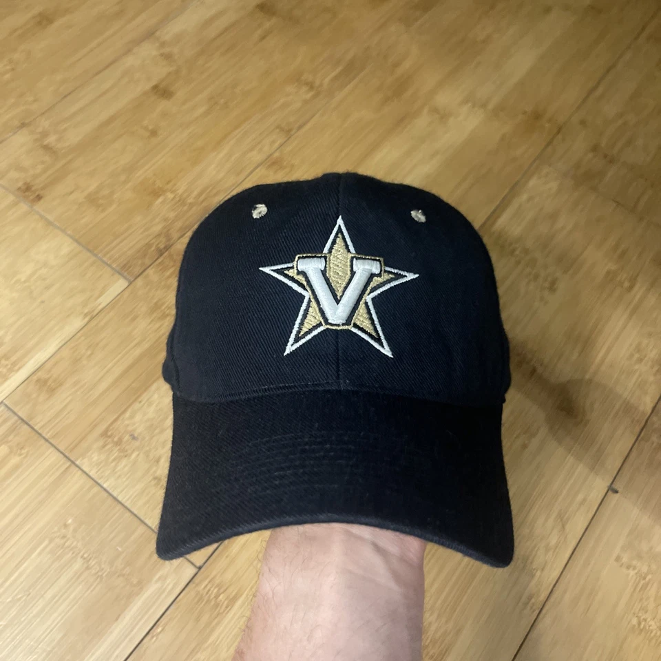 VTG Zephyr Z Vanderbilt Commodores Wool Fitted 7 Hat Cap **MISSING BUTTON SEE** - Image 2 of 4