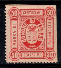 Luras - Nuovo ** 100% marche comunali 50 cent. Riscontro