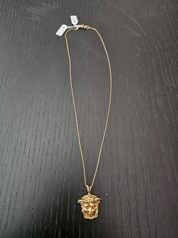 Versace Anhänger Mit Kette Silber 925 Vergoldet - Bild 2 von 4