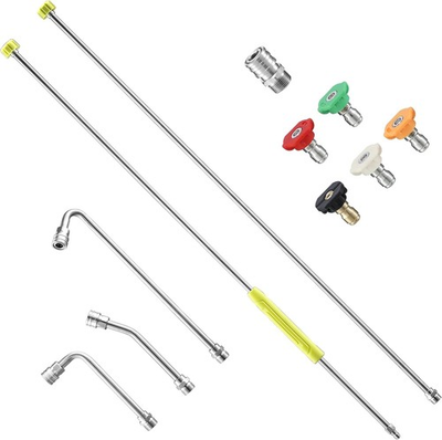 #ad Pressure Washer Extension Wand 120” pressure washer lance Replacement Stainl $68.88