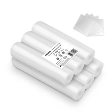 [2024 Q4] 8" x 20' and 11" x 20' Vacuum Sealer Roll, 6 Pack-Ideal for Food St...
