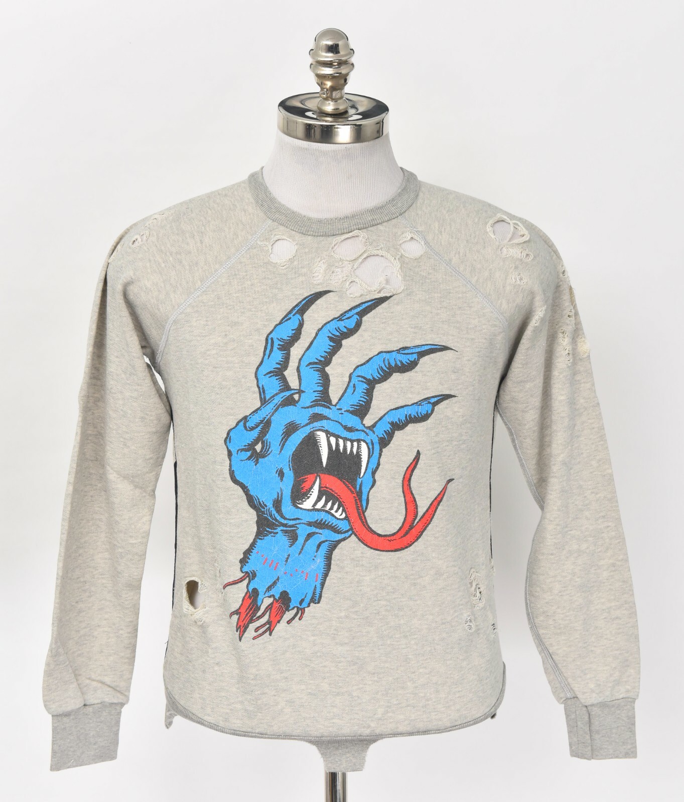 NWT UNRAVEL PROJECT от Ben Taverniti Серый махровый свитер реглан с круглым вырезом для рук XS 38690₽