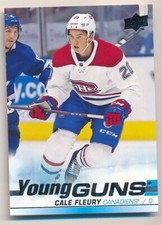CALE FLEURY 2019-20 UPPER DECK YOUNG GUNS #209 CANADIENS MINT