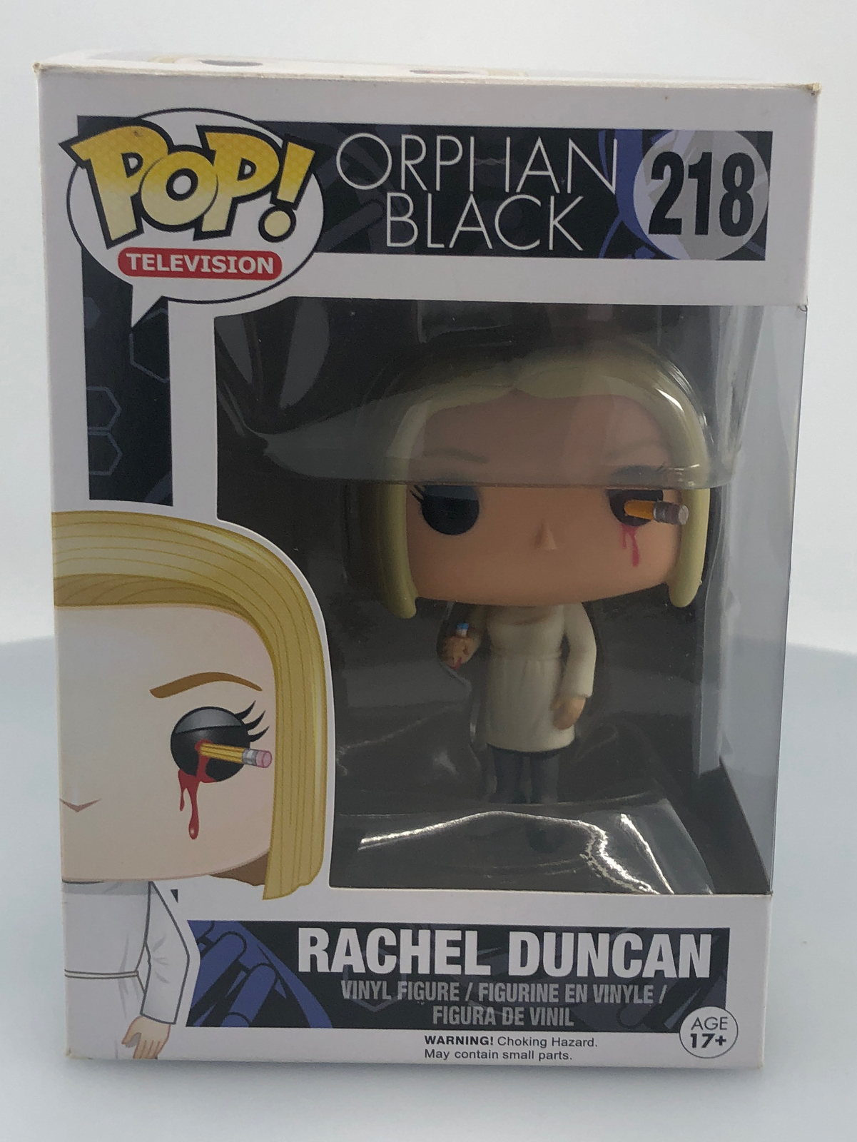 Funko Pop! Television Orphan Black Rachel Duncan Pencil Eye #218 Damaged Box