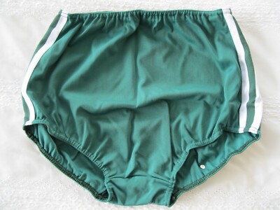 Damen Gymphlex 100 % Nylon flaschengrün Fitness Slips Gr. XL passt W30-36''