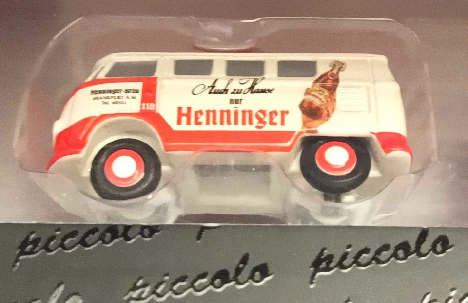 Schuco Piccolo,Set  “Henninger” with 2 models Diecast, Lim. Edit. 2222 pcs, new - Immagine 2 di 4