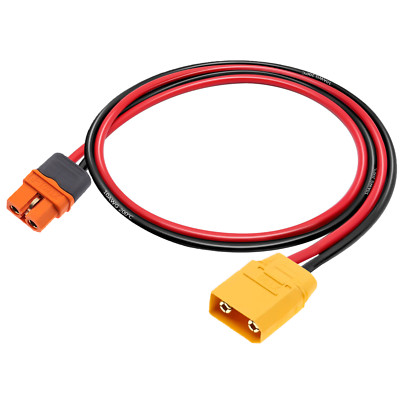 10AWG XT60i to XT90 Male Female Connector Adapter Cable Solar RC Battery Cable
