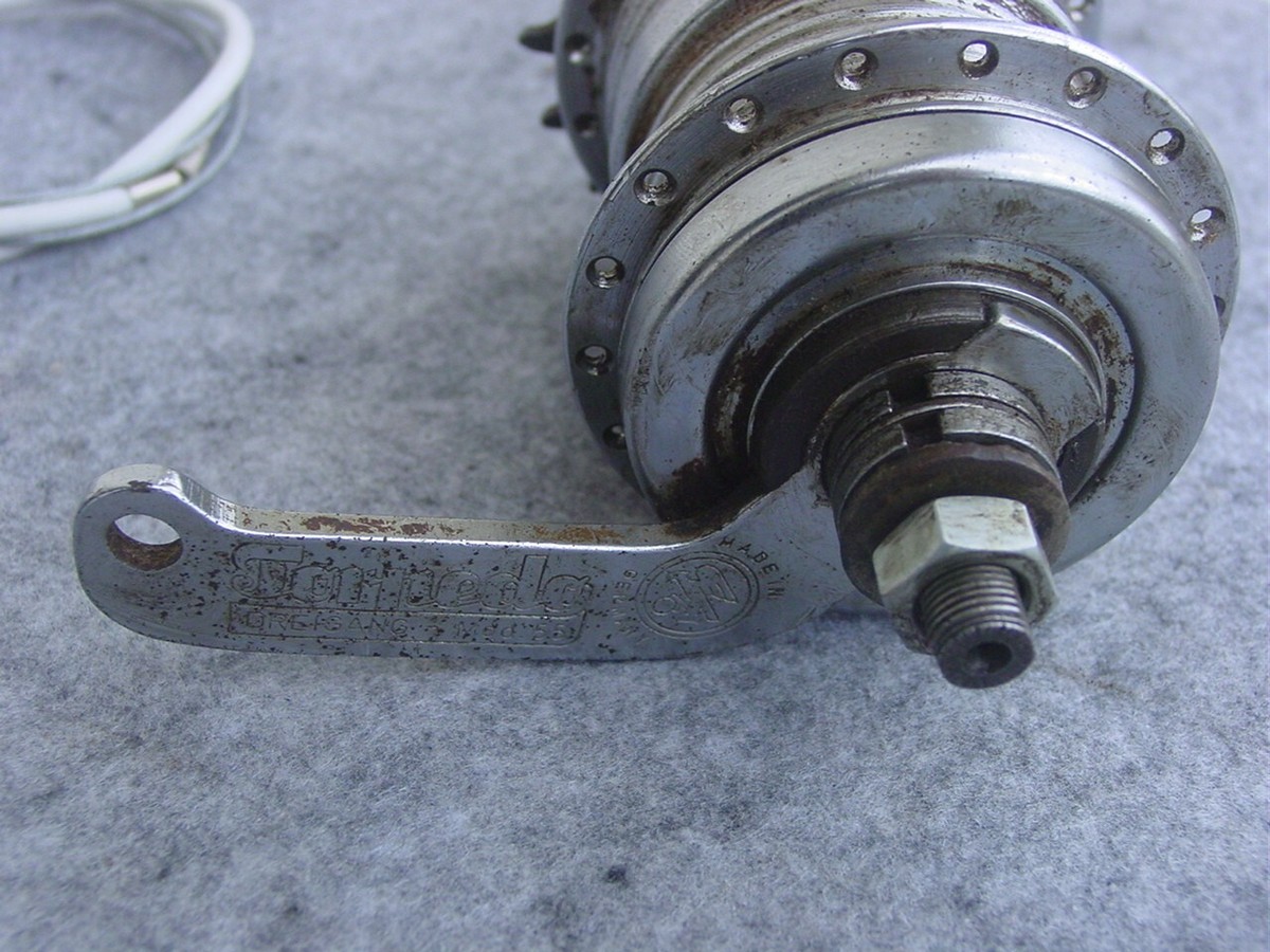 Moyeu De Roue De Vélo Vintage - Torpedo Schweinfurt - Pièce Détachée Acier - Occasion France