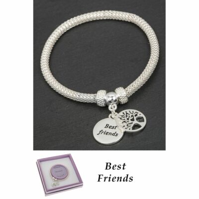 Equilibrium SP Mesh Tree of Life Bracelet Friends