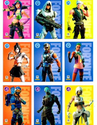 2021 SERIES 3 EPIC GAMES PANINI FORTNITE TRADING CARD LOT 9 RARE OUTFIT CARDS #4