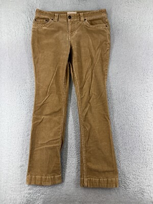 Personal Identity 9 Beige Corduroy Cotton Rayon Blend Stretch Zip Pockets