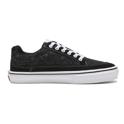 Vans Finn Low Cut Natural Leather Black White V3938 PSLY Men's