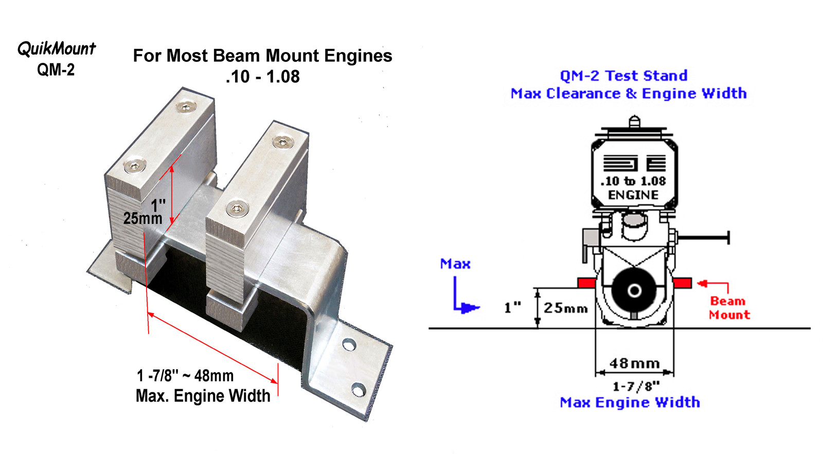 rc plane engine test stand